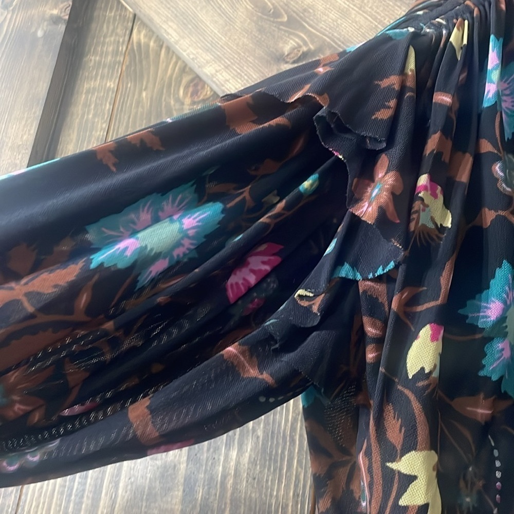 FREE PROPLE Wildflower Honey Floral Blouson - Picture 5 of 9